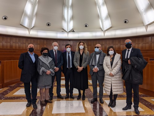 Il Ministro e la delegazione