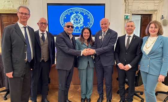 il ministro e le delegazioni