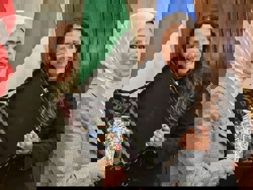 Ministro per le Disabilità Alessandra Locatelli e il Ministro della Famiglia, dei Servizi sociali e Disabilità della Repubblica di Turchia Mahinur Özdemir Gökta