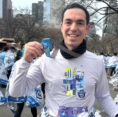 Don Luigi e la passione per lo sport: per la terza volta consecutiva termina la New York City Half Marathon