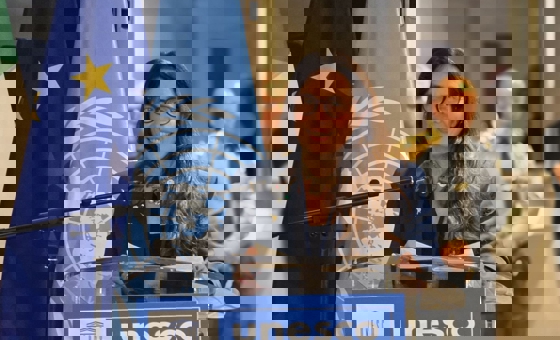 Ministro Locatelli durante l'evento  Work inclusion: Talents and Skills in Italian Cuisine” - Unesco Restaurant 7th floor